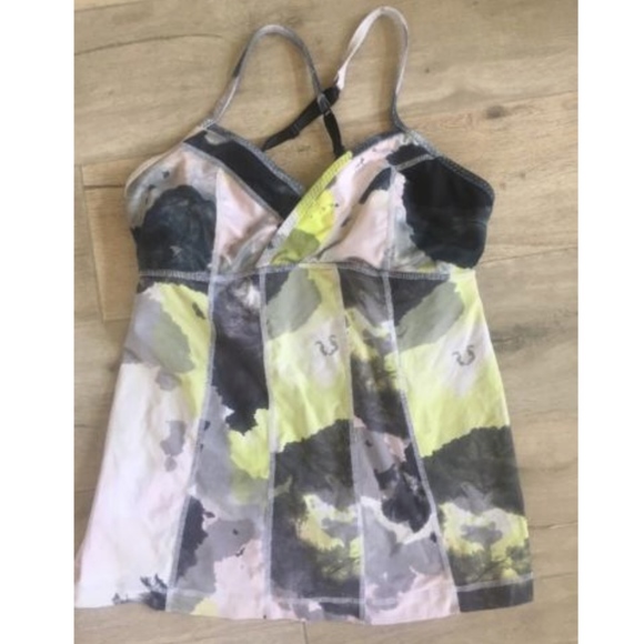 lululemon athletica Tops - Lululemon watercolor yoga tank top